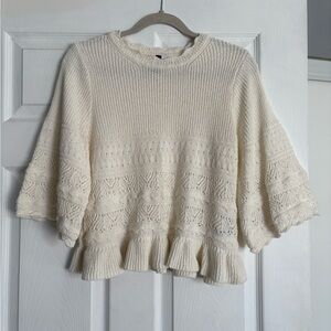 H&M Ivory Knit Women's Sweater